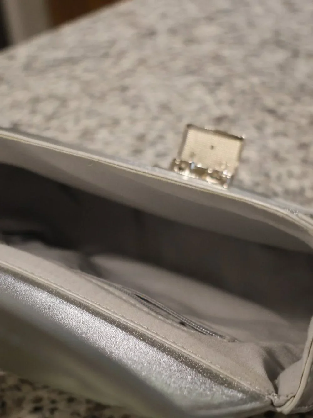 Loft Silver Metallic Crossbody Bag - Picture 11 of 13